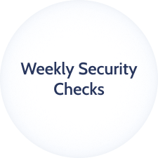 Weekly cybersecurity checks 